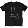 Herren Tupac Changes Slim Fit T-Shirt X-Large Schwarz