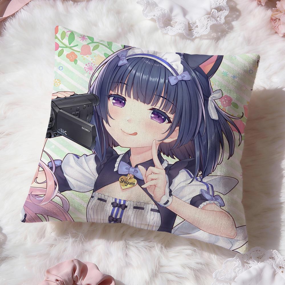 cute game n-Nekopara Cushion Cover Premium Comfort Reversible Pillow Cove -Two in One Design for Any Room & Car Interior