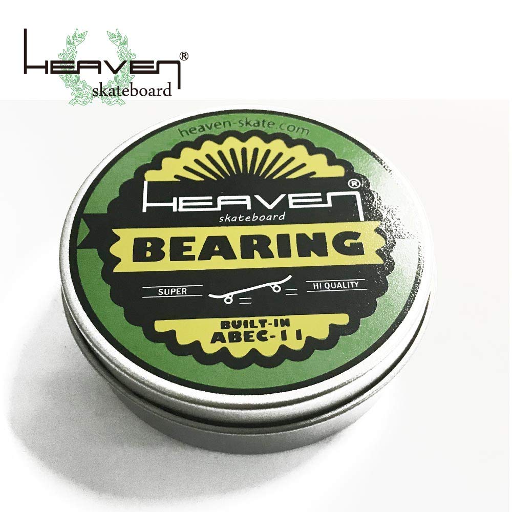 HEAVEN SKATEBOARD Skateboard ABEC11 Set of for and HEAVEN SKATEBOARD Bearings, Built-in Bearings, 8, Skateboards, Sk8, SKATEBOARDs, High-Speed