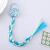 Colorful Girls Twist Braids Hair Synthetic Baby Wig Hairbands Ponytail  Party