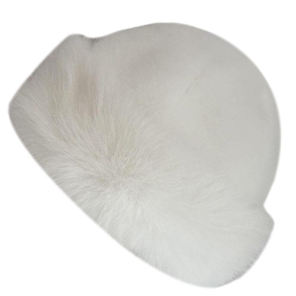 New Fluffy Fur Winter Hat Plush Thicken Bucket Hat Solid Color Cold Windproof Berets Chrismas Gifts