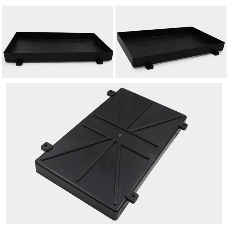 Corrosion Proof Car Boat Campers Battery Tray Battery Fixing Holder Impact Resistant PC for Automotive, Marine, Boat
