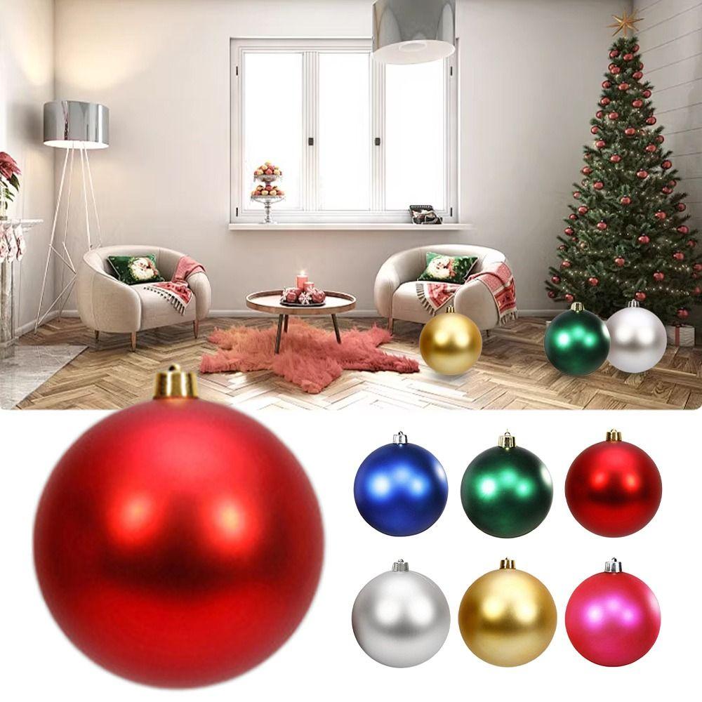15CM Christmas Ball Ball Shape Matte Ball Festive Ornament Christmas Decoration  Bar Ceiling