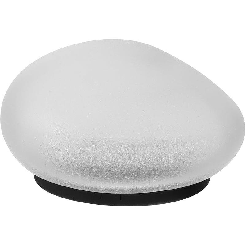 

Gadpiparty Солнечные садовые фонари для улицы Светящаяся лампа в форме булыжника Садовый декор Свет Водонепроницаемые ландшафтные ночные огни для газона, патио, дорожки Белый белый