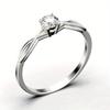 Yun Miao Elegant French Zircon Inlaid Women's Ring