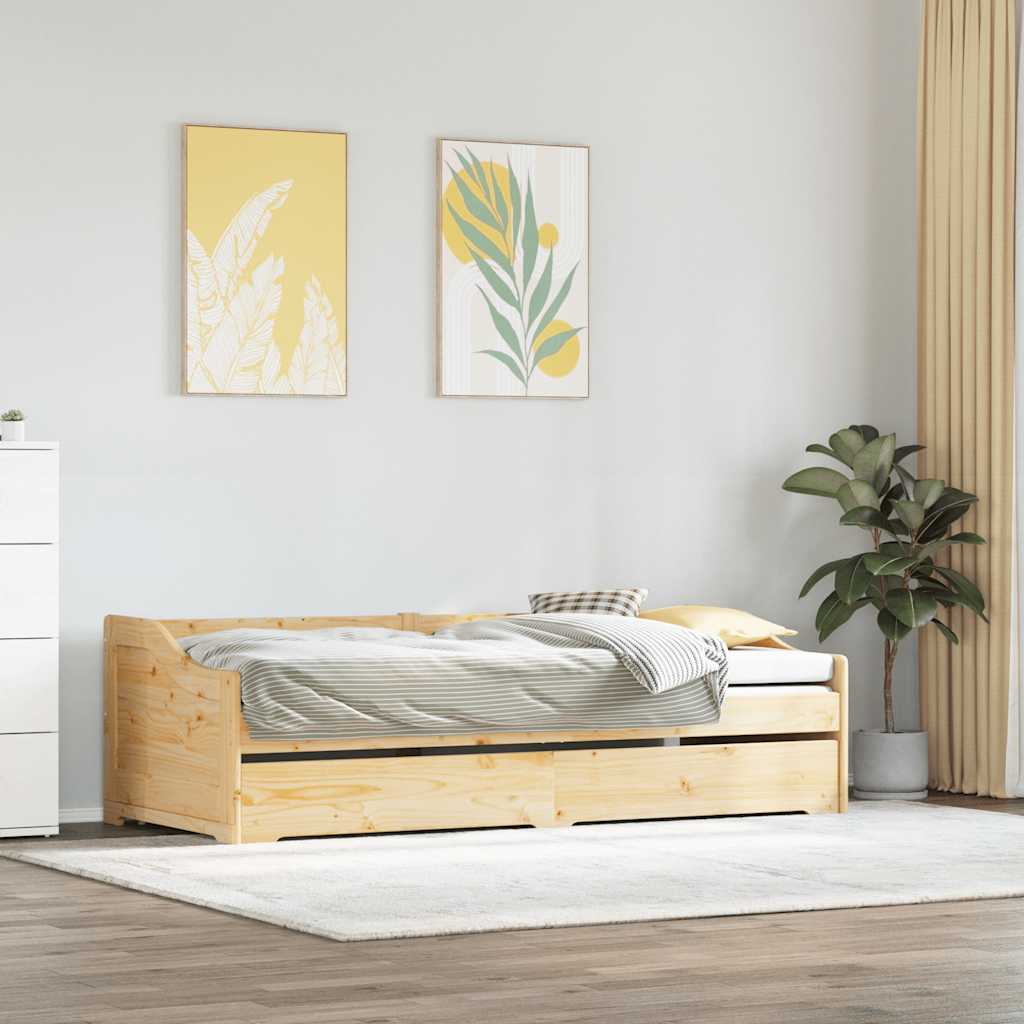 Daybed Extendable Without Mattress IRUN 90 X 200 Cm