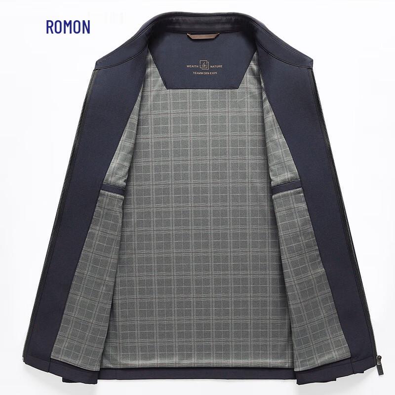 Romon Men's Windproof Wrinkle-Resistant Business Casual Jacket