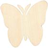 40-Piece DIY Unpolished Wooden Butterfly Set for Children's Day Painting