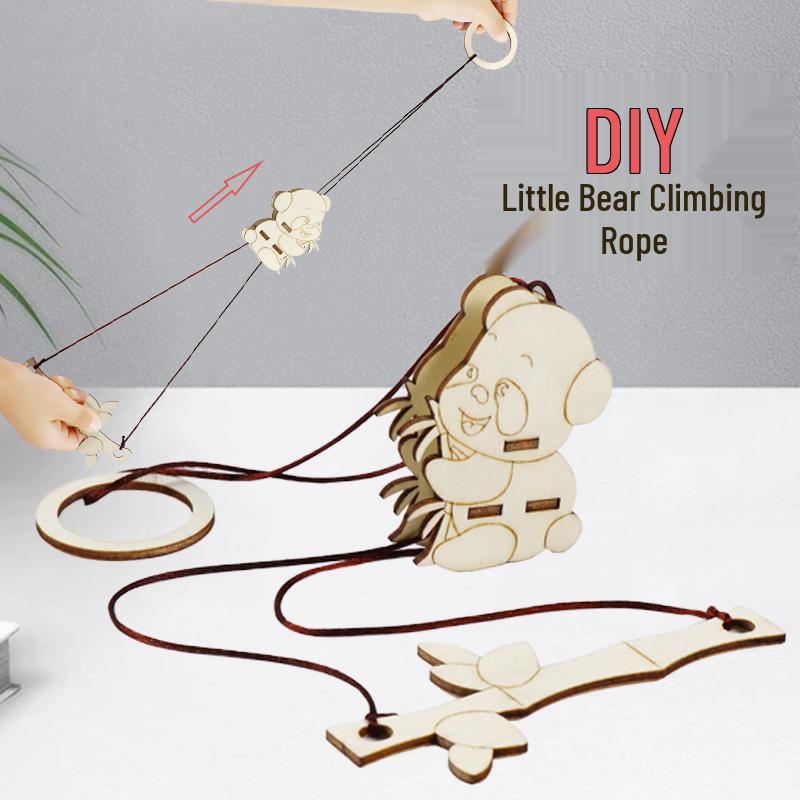 Little Bear Climbing Rope Friction Experiment Kit for Primary School DIY Science See packaging