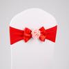 Polyester Bow Tie Chair Bandage High Elasticity Chair Sashes Band  Wedding Party