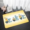 Zeichentrickfilme Minions Fußmatte Türvorleger Heimteppich Fußmatte Badezimmer Saugfähige Matten Rutschfeste Matten Heimdekorationszubehör