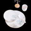 Ru Han Chinese Ceramic Lotus Dinnerware Set
