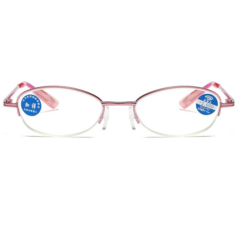 Anti-Blue Reading Glasses Half-Frame Hanging Silk Women'S Reading Glasses Reading Glasses