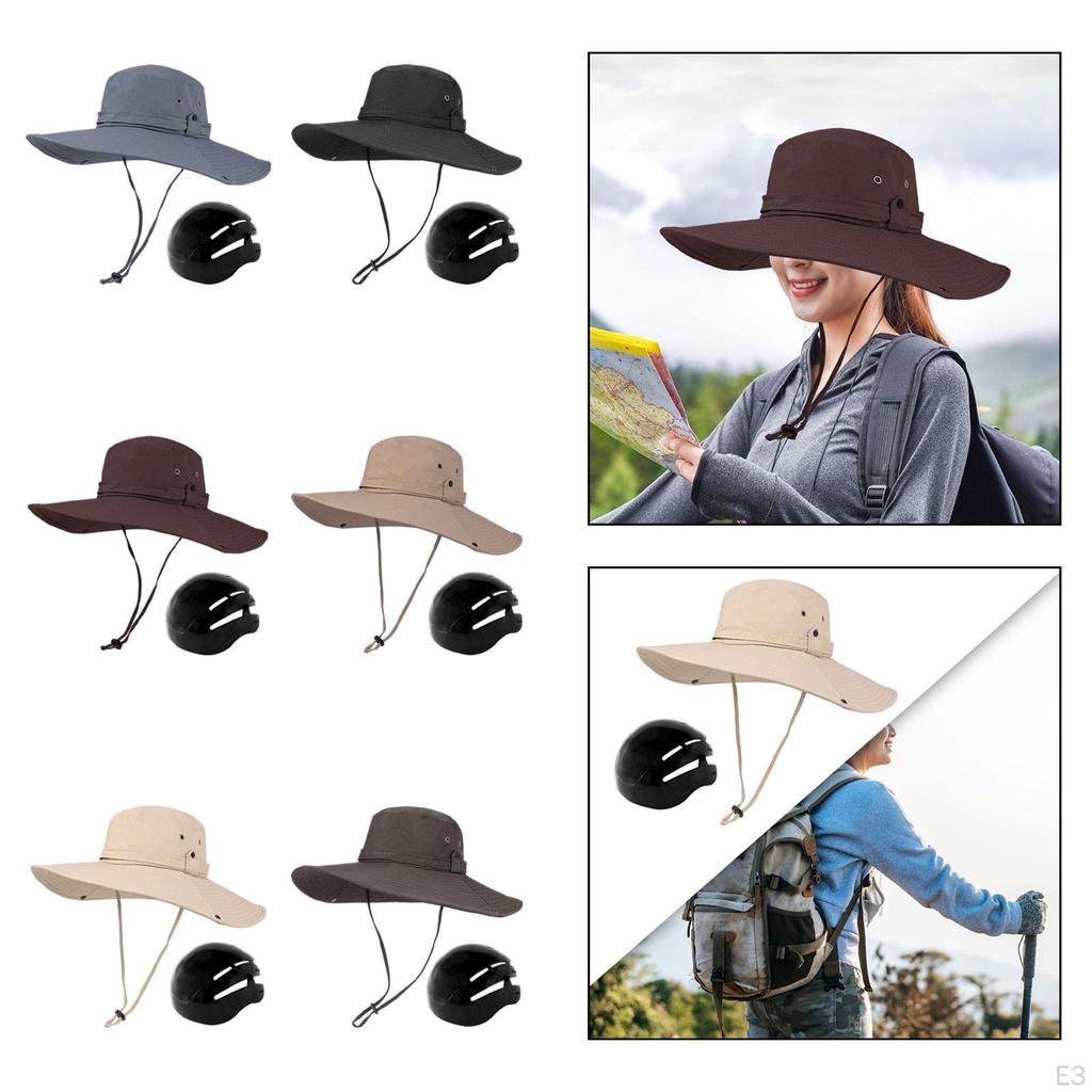 Gorra de Pescador Sombrero de Pesca para Adultos Resistente a Impactos Elegante con Protección Solar para Uso Diario