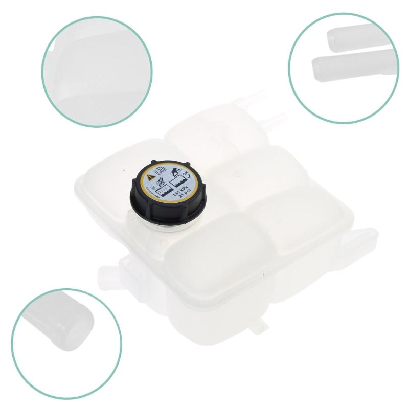 Car Radiator Coolant Expansion Tanks for MK2 2004-2011 3M5H8K218DG Engine Coolant Expansion Reservoir Overflow Tanks