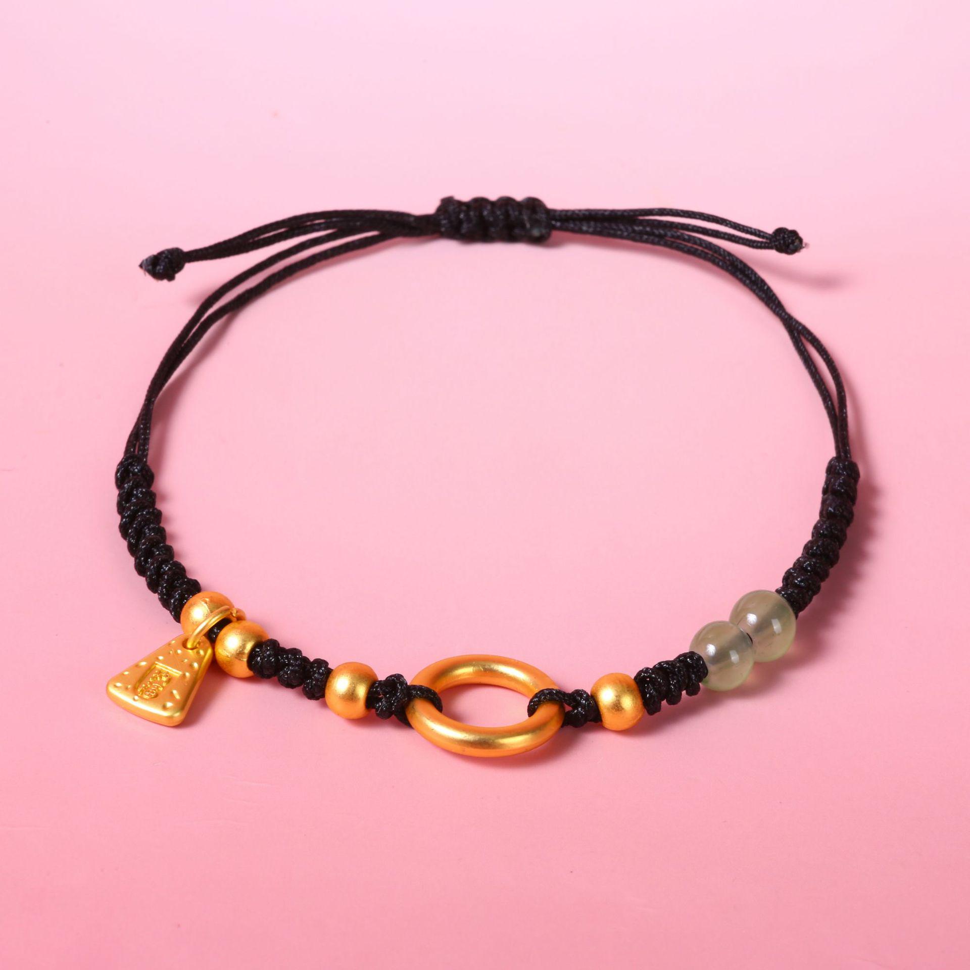 

2026 Year of the Horse Bracelet: Handmade Red Rope Woven Jewelry - New Year Gift