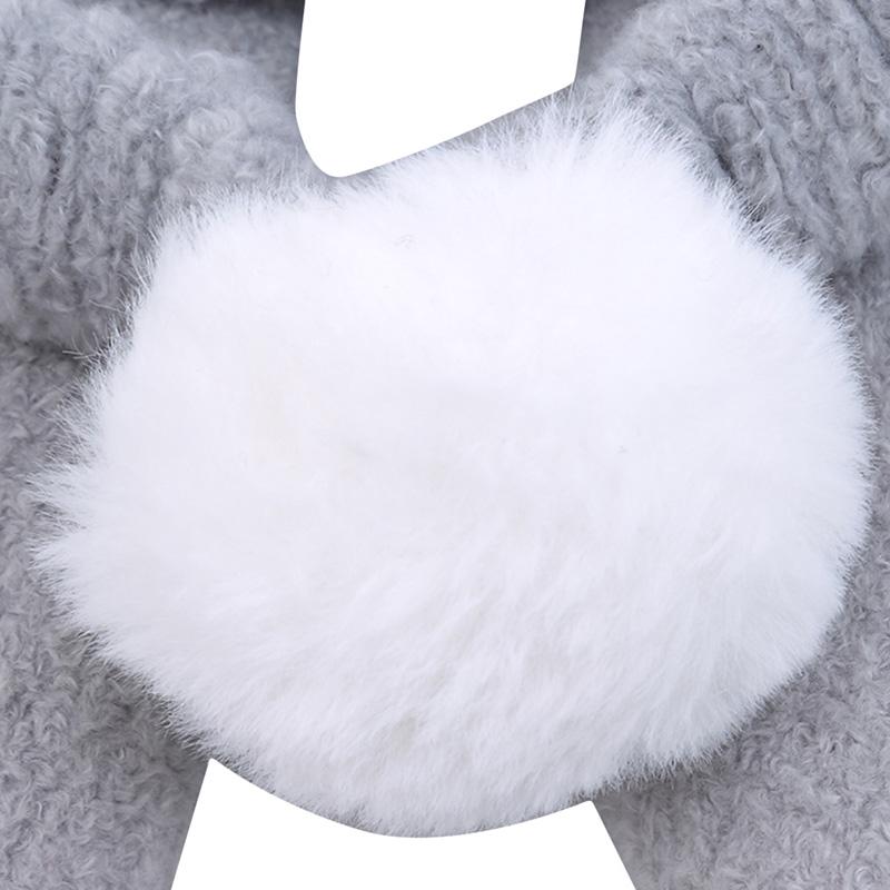 Fashion Wash Hair Band for Women Girls Hair Ball Stereo Rabbit Ears Hair Band Plush Wash Headband