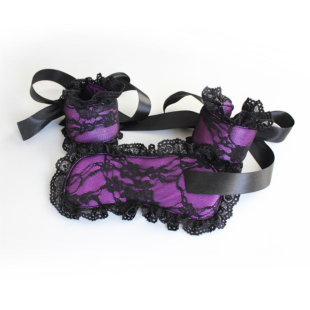 Bdsm Sex Set Toys Sexy Lingerie  Babydoll Sexy Lace Mask Blindfolded Patch Handcuffs For Sex Sexy Costumes Erotic Lingerie