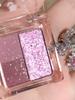 Ice Grape Pink Purple Eye Shadow! 24 Years of Mengxin 3-Color Eye Shadow Portable Swelling and Earth Color Matte Shimmer Students