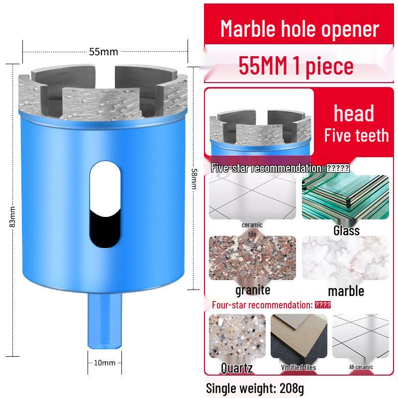 מקדחה למרבל, אריחים, אבן, גרניט ובטון לקידוח יבש