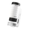 60-200x Magnification Pocket Microscope Battery Powered LED Light Handheld Microscope Portable Design Optical HD