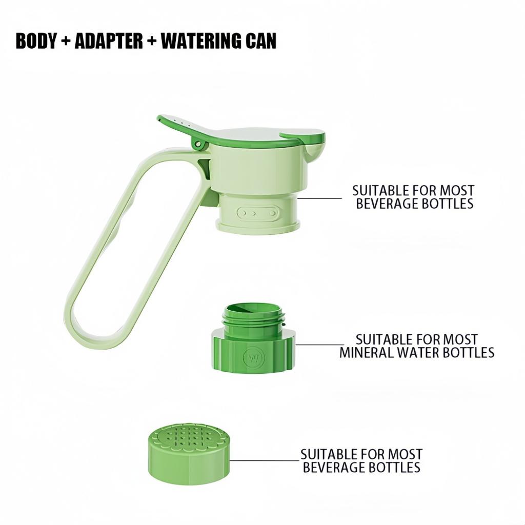 Seal Lid Cold Water Bottle Press Water Outlet Filter Guide Use Handle Buckle for Kitchen Beverage Bottle Cap Seasoning Buckle