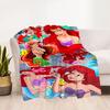 Underwater Mermaid Adventure Flannel Blanket-Soft and Suitable for Sofas,Beds,Offices,Travel,All Seasons,Great Gift for Holidays and Birthdays.