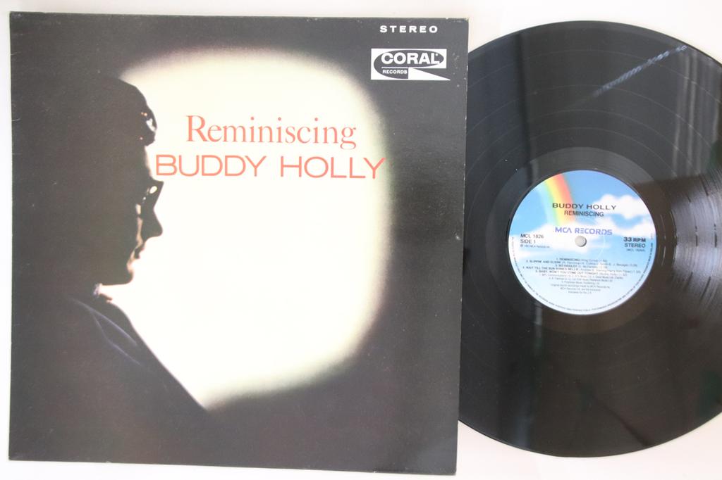 LP Record BUDDY HOLLY - Reminiscing MCL1826 MCA 1986 UK Rock Used