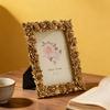 Retro Picture Frame,Decorative Photo Frame Antique White Ornate Rectangles Photo Frame for Tabletop and Wall Display