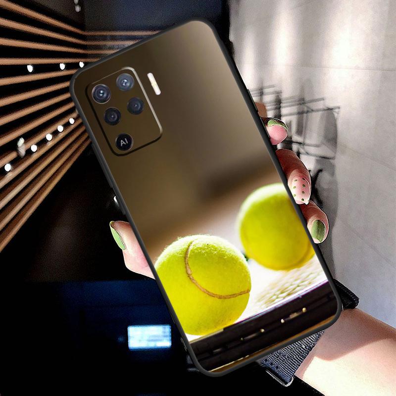 Tennis tennis racket Case For Oppo A74 A54 A94 A80 A60 A40 A18 A38 A58 A78 A98 A96 A76 A16 A15 A17 A57 A77 A5 Pro