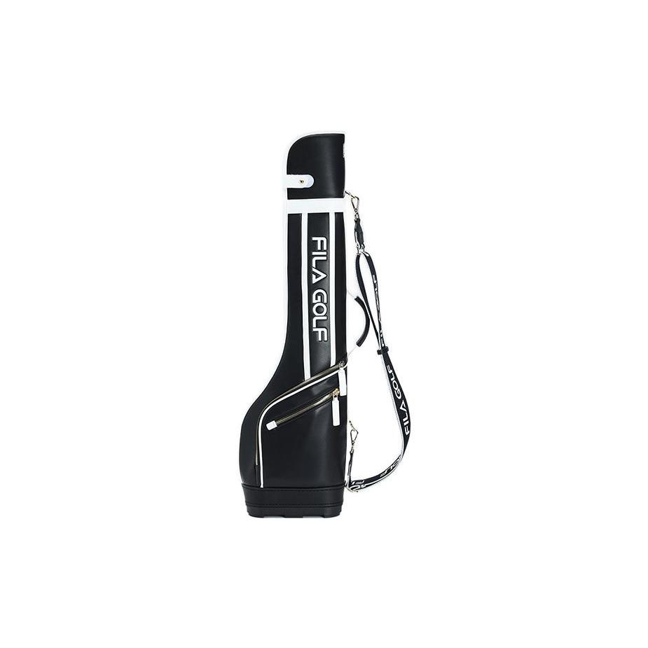 New FILA Polyurethane Golf Bag, Club Bag, Equipment Bag, Shoulder Bag, Crossbody Bag Regular Women's Black A13W315165F-BK