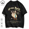 Classic Color Scheme T-Shirts For Unisex Retro Oversized Short Sleeves Fashion Couple Clothes Unisex Simple Basics Clothing