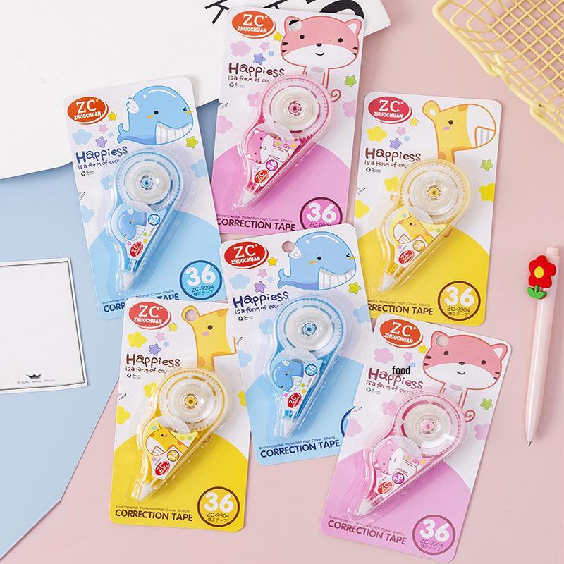 Cute Korean Correction Tape: Large Capacity, Fresh Design, Simple and Convenient Multifunctional Stationery.