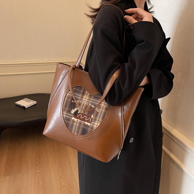 Retro Large-capacity Armpit Bag Autumn and Winter Women's Bag 2025 New Commuter Tote Bag Fashion Single Shoulder Double Shoulder Dual-purpose Bag