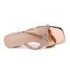 Bohemian New Fashion Rhinestone Slippers Korean Version Platform High Heels Women's Shoes