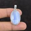 Blue Lace Agate Pendant Natural Gemstone Pendant 925 Sterling Silver Pendant Best Design Pendant Handmade Jewelry Agate Jewelry For Mother