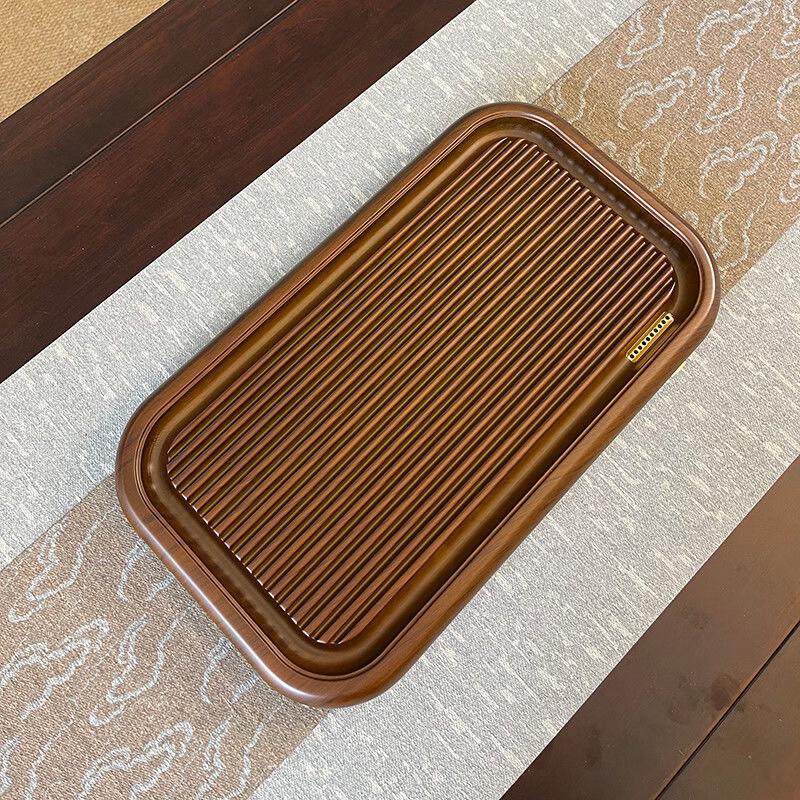 Chinese Style Huanghuali Solid Wood Tea Tray