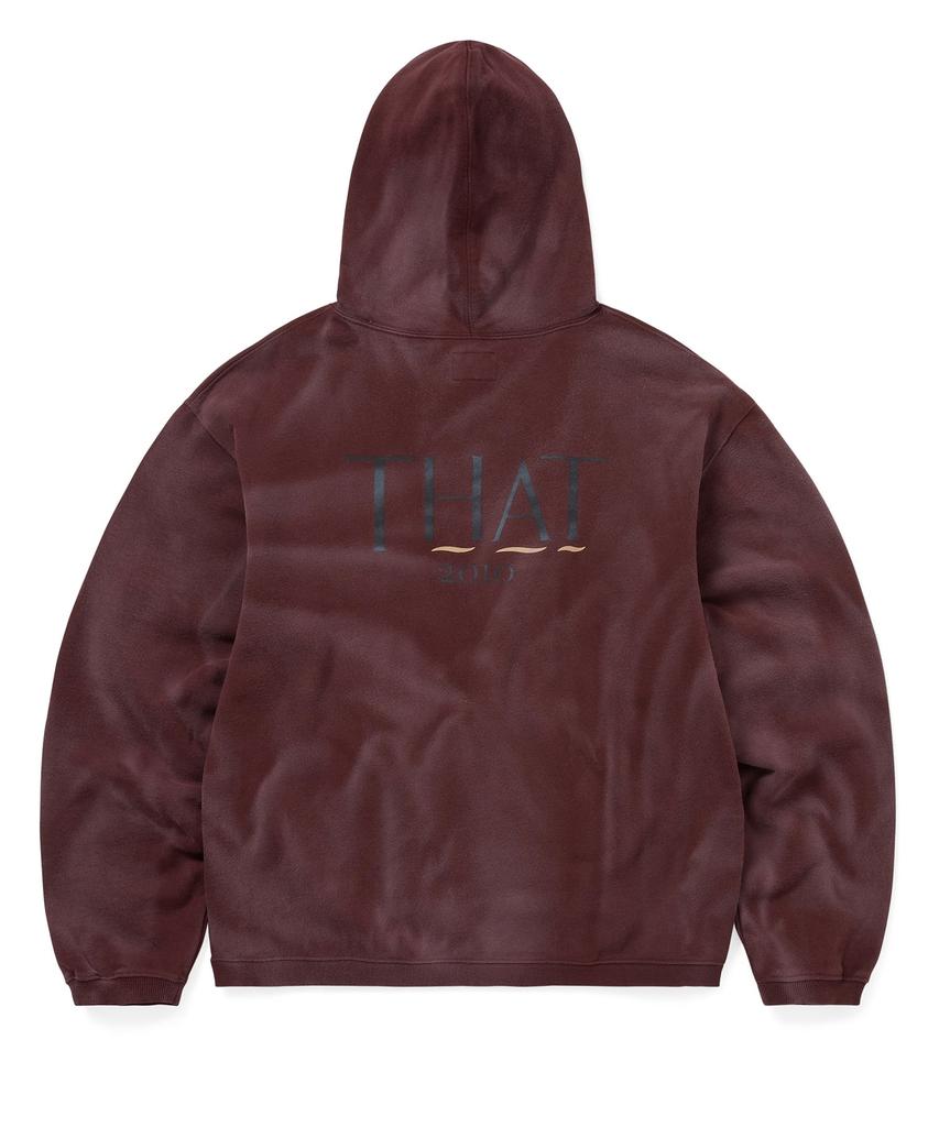 Faded That 2010 Hoodie Burgundy