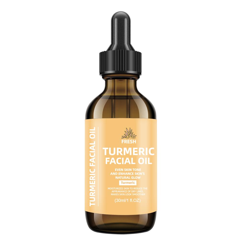 Turmeric Facial Oil 30ml – Brightening & Nourishing Skincare Serum with Dropper