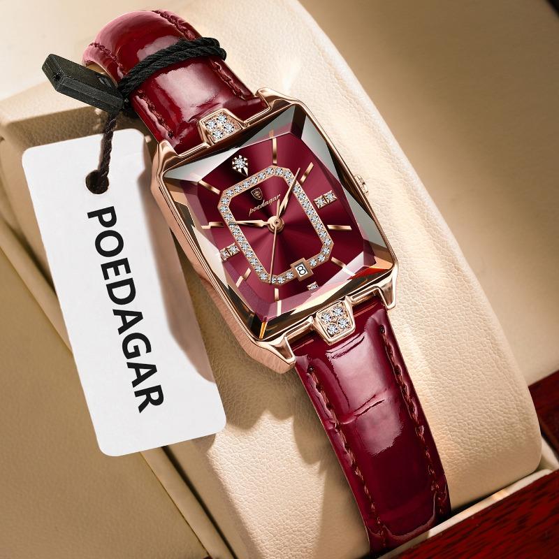 Новый Топ Бренд Маленькие Квадратные Женские Часы Маленький Ароматный Стиль Релаксация Женские Кварцевые Повседневные Часы