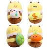 Cute Honey Bee Plush Doll Pendant for Couples Soft Stuffed Animal Keychain Funny Birthday Gift for Kids Friends Boys And Girls