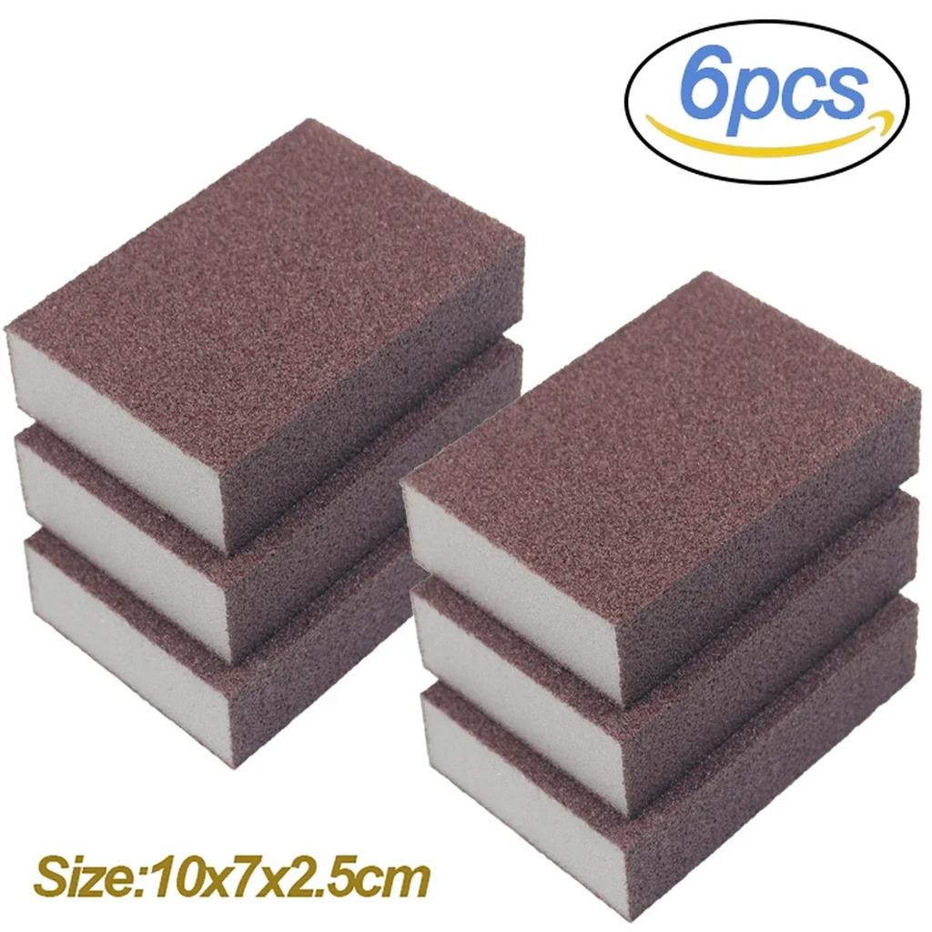 1/16Pcs Magic Sponge Eraser Carborundum Removing Rust Cleaning Brush Descaling Clean Rub for Cooktop Pot Kitchen Sponge
