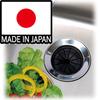 Belca Made In Japan Drain Lid Rubber for Sink 80 Types for Diameter 8cm Diameter X Height Black One Room Compact Kitchen Mini Kitchen Dishwasher Safe