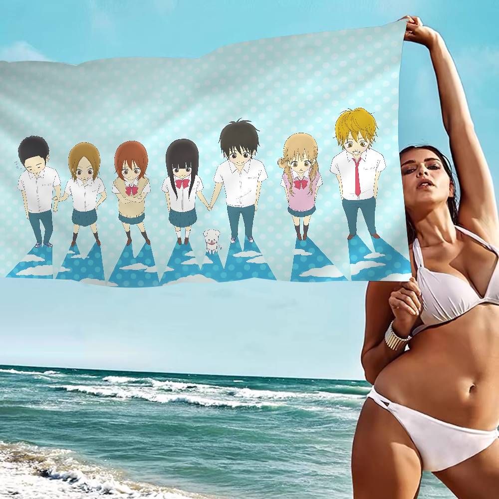 Kimi Ni Todoke Hängendes Böhmisches Badetuch Mikrofaser Weich Wasserabsorbierend Atmungsaktiv Für Mädchen Kinder Dekratives Strandtuch