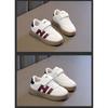 Small White Shoes Girls Board Shoes Autumn and Winter New Fleece Sports Shoes for Children and Students Casual Single Shoes