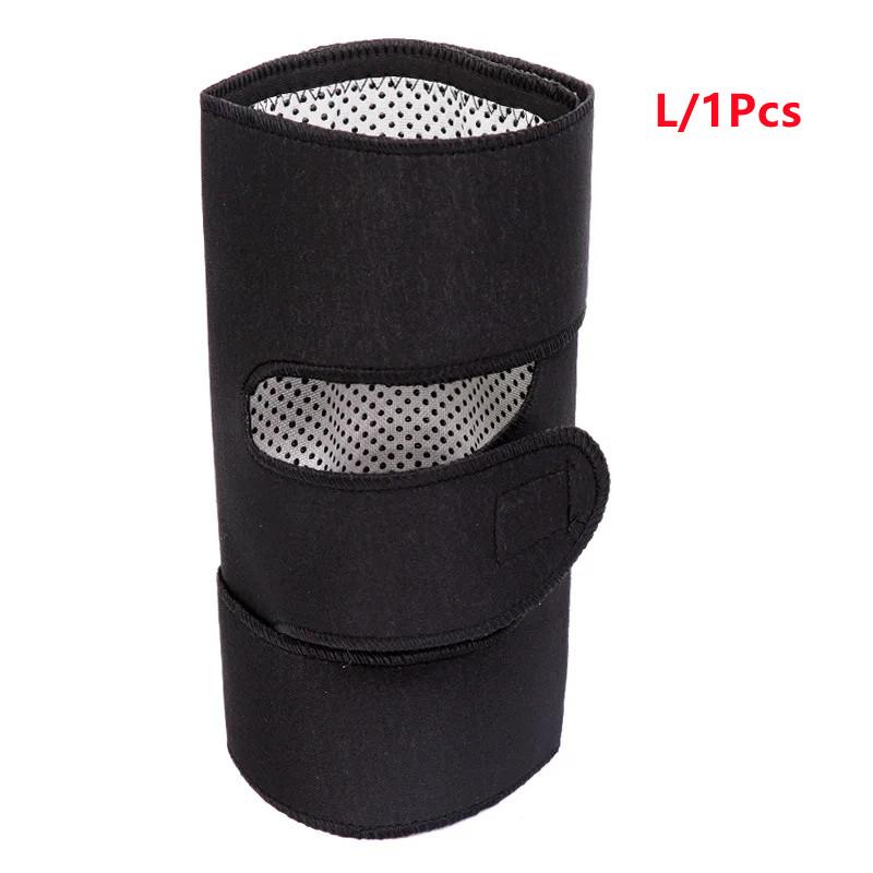 

Многофункциональные турмалиновые наколенники с магнитной терапией, самонагревающийся поддерживающий бандаж для облегчения боли при артрите и защиты надколенника L/1Pcs чёрный