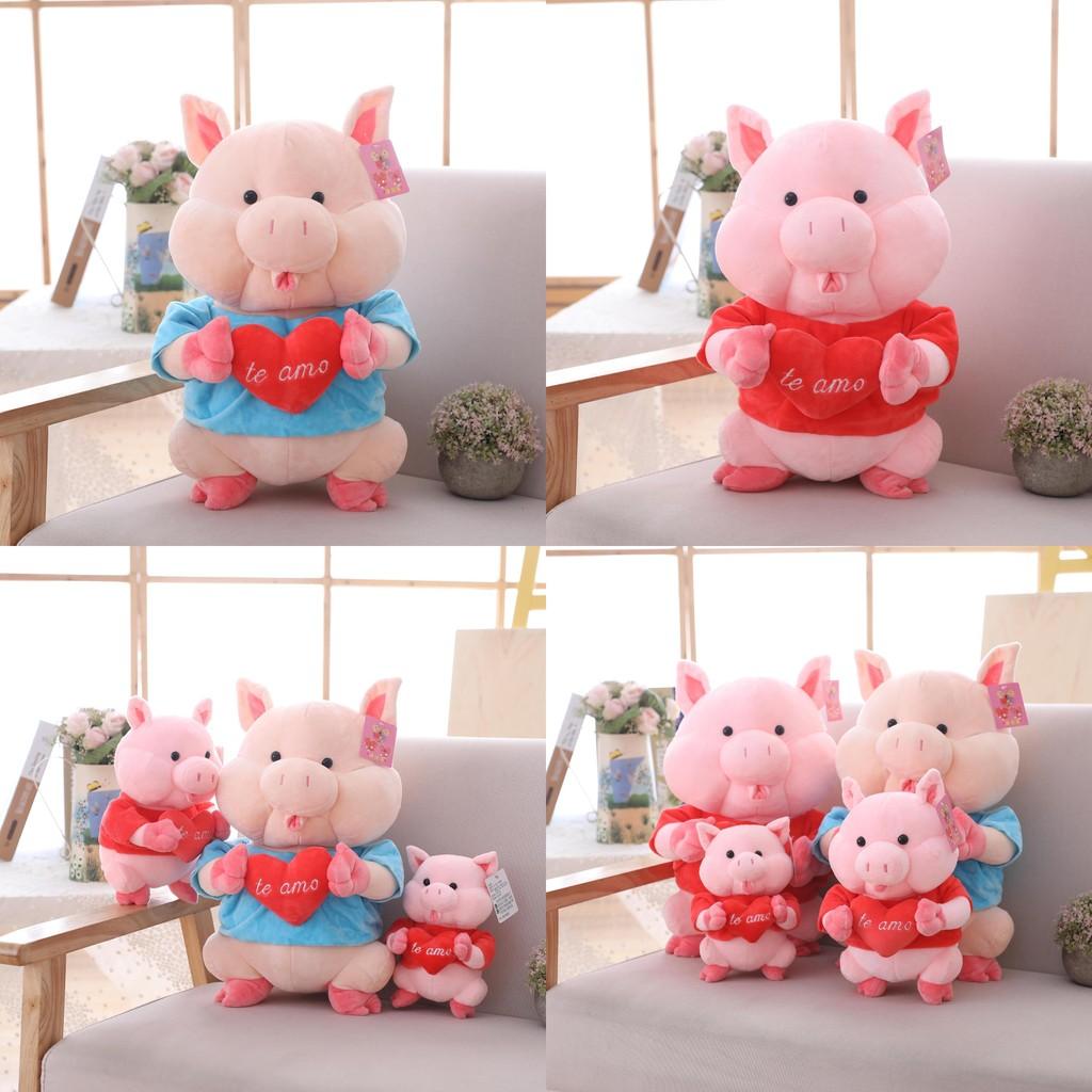 Hugging Heart Pig Plush Toy Cartoon Soft Filling Doll Couple Confession Gift