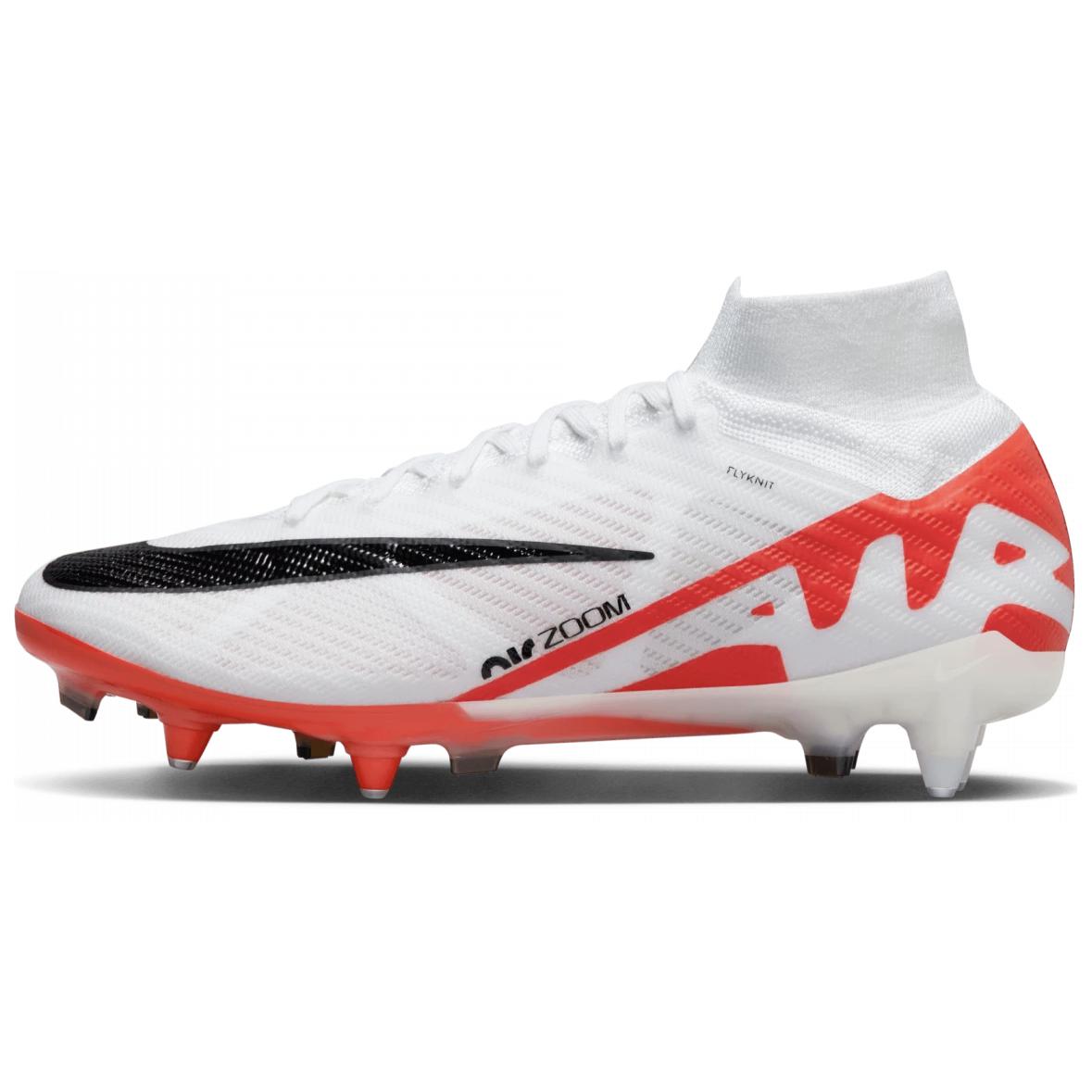 

новые Nike Zoom Mercurial Superfly 9 Elite Sg Pro Ac Белый Красный 42