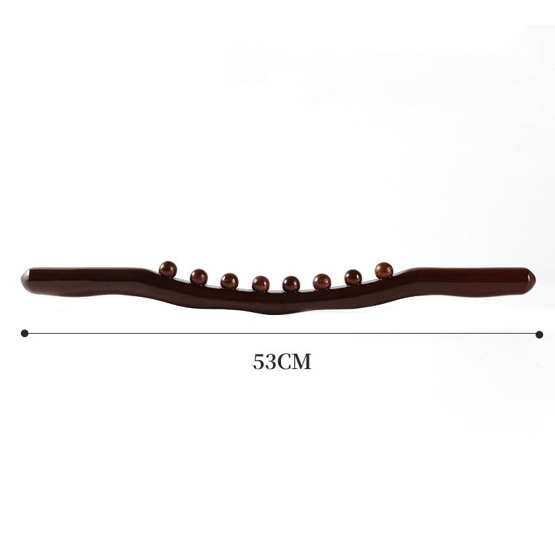 Massage Stick Beech Wood Massage Stick for Back Therapy Universal Tendon Massager Guasha Scraping Relaxing Point Treatment Tool