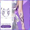Boys' Full Body Temporary Tattoos - Cosplay, Laser Design, Waterproof, Sweatproof Face Stickers for Parties